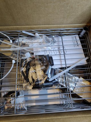 Scaffale metallico a 5 livelli per cucina