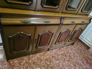 Preciosa Vitrina Madera Estilo Vintage / Clásico