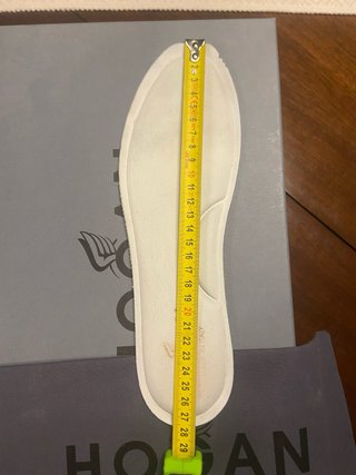 Hogan Sneakers Beige/Bianche Tg 42 Pari al Nuovo