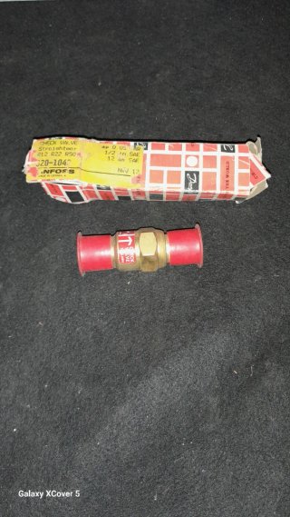 Válvula Antirretorno Danfoss NRV 12