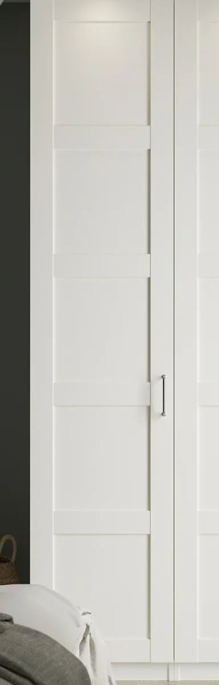Puerta Armario Ikea PAX Bergsbo Blanca con Tirador