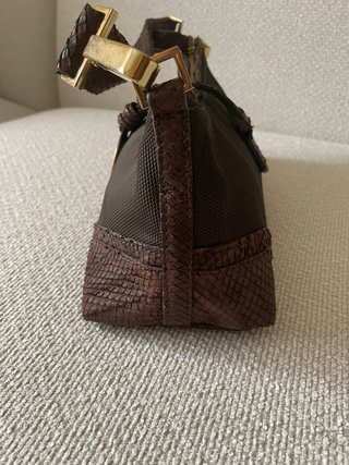 Bolso Pedro del Hierro Marrón y Dorado