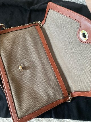 Bolso Purificación García Beige y Marrón