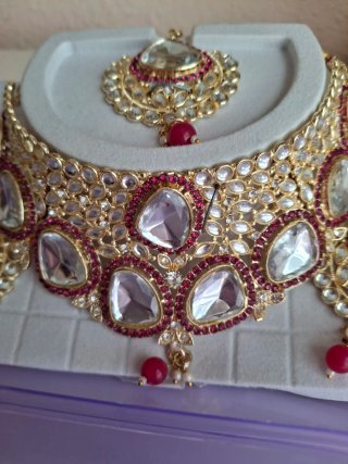 Conjunto Joyas Choker Hindú