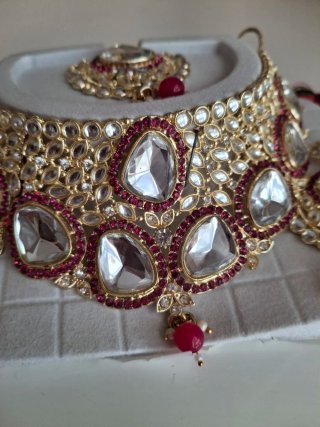 Conjunto Joyas Choker Hindú