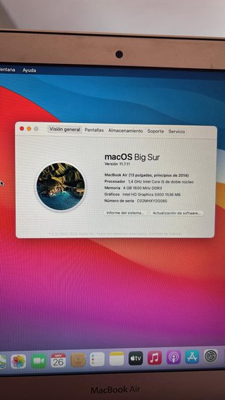 MacBook Air 13” 2014 Plata