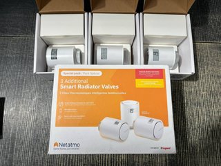 Válvulas inteligentes para radiador Netatmo, 3 pzs