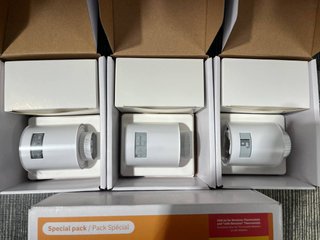 Válvulas inteligentes para radiador Netatmo, 3 pzs