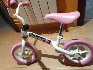 Bicicleta infantil niña rosa