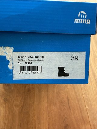 Botas de nieve Mustang negras