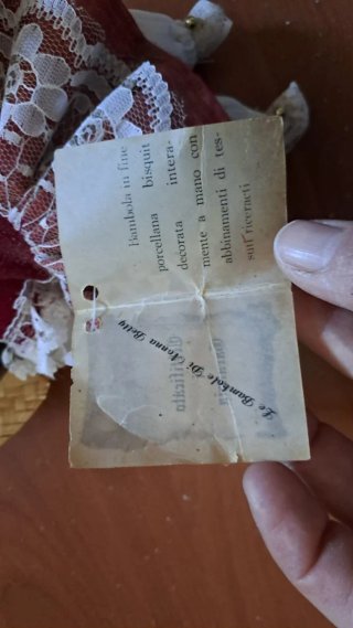 Coppia Bambole Porcellana Capodimonte Vintage