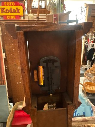 Reloj morez antiguo madera