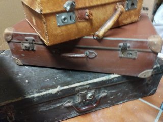 3 Maletas Antiguas Vintage ( precio a convenir)