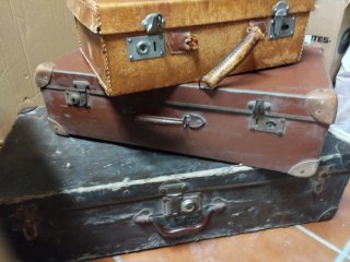 3 Maletas Antiguas Vintage ( precio a convenir)