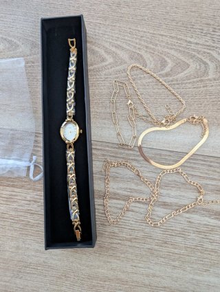 Reloj marcs monveree Vintage Oro Acero Pulsera Aju