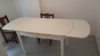 Mesa de cocina extensible madera