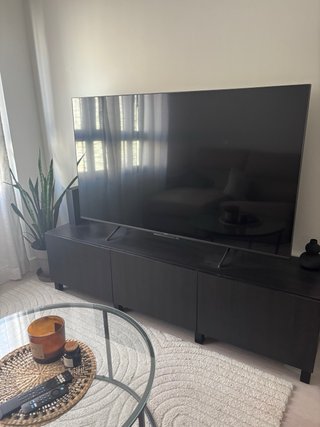 URGE!! Mueble TV IKEA BESTA Negro/Marrón