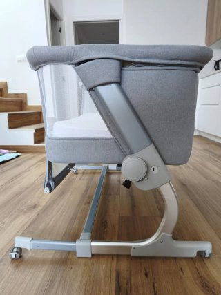 Cuna de colecho Jané Babyside gris
