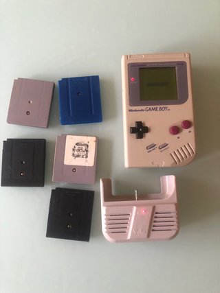 Nintendo Game Boy Fat Beige + 5 Juegos