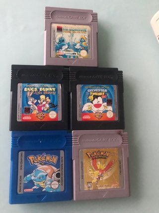 Nintendo Game Boy Fat Beige + 5 Juegos