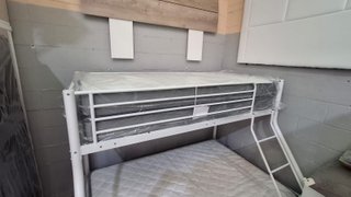 Litera Matrimonial 135cm Metal y Madera