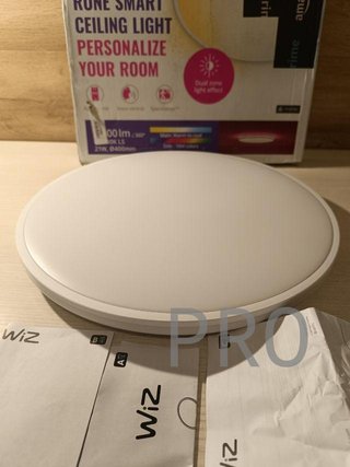 Lámpara de techo blanca Rune Luz Blanca de cálida