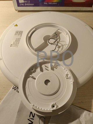Lámpara de techo blanca Rune Luz Blanca de cálida