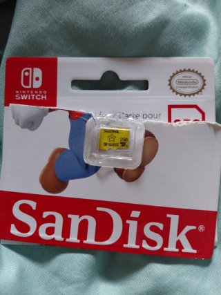 Tarjeta SanDisk 256GB para Nintendo Switch