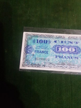 Billete 100 Francos Francia Ocupación WWII
