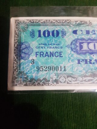 Billete 100 Francos Francia Ocupación WWII