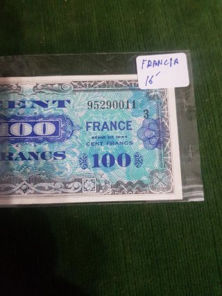 Billete 100 Francos Francia Ocupación WWII