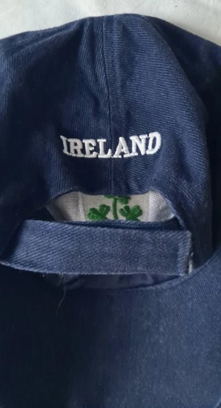 Gorra/Visera  Irlandesa Escudo Trébol Azul