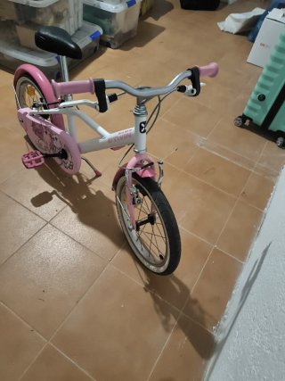 Bici B-Twin Rosa Niña 16