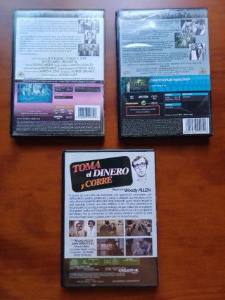 LOTE 9 PELÍCULAS WOODY ALLEN. DVD.
