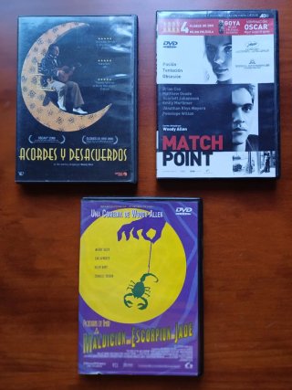 LOTE 9 PELÍCULAS WOODY ALLEN. DVD.