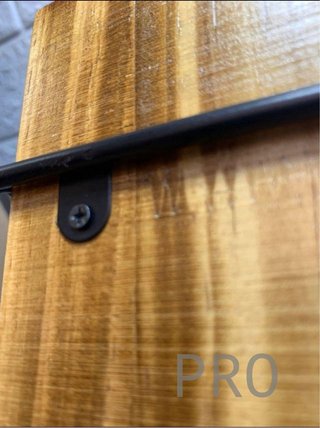 Scaffale a parete Relaxdays, MDF e metallo, ripiano flottante, cornice a diamante, 30 x 30 x 15 cm, naturale e nero, pannello in fibra 50% ferro N