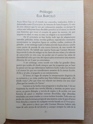 Principito debe morir. Carmen Moreno.