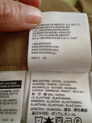 Bermudas Dockers Beige