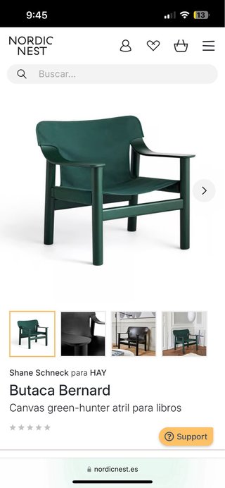 Butaca Bernard HAY Diseño Escandinavo 🇩🇰