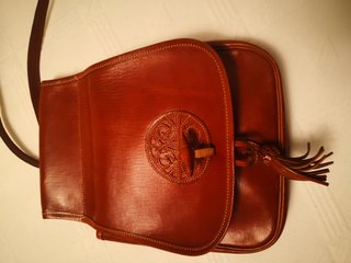 Bolso bandolera piel bovina cuero