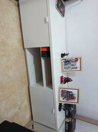 Mueble salón blanco