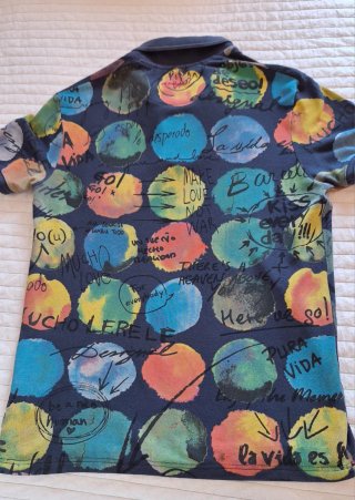 Polo Desigual Multicolor Círculos