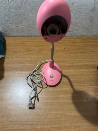 Lampada da scrivania Philips rosa