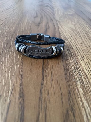 Bracciale uomo Diesel intrecciato