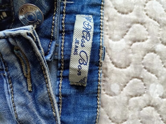 Shorts vaqueros mujer con perlas