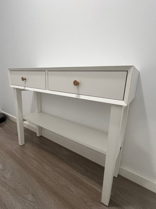 Mueble recibidor Banak madera blanco