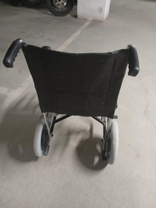 Silla de ruedas acero inoxidable