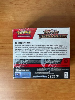 Pokémon box da 36 Bustine Rivali Predestinati ITA