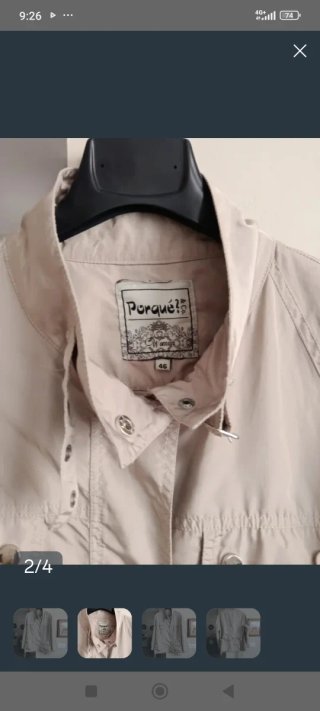 Chaqueta beige