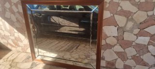 Espejo Madera y Cristal 135x120